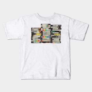 vhs 80s retro Kids T-Shirt